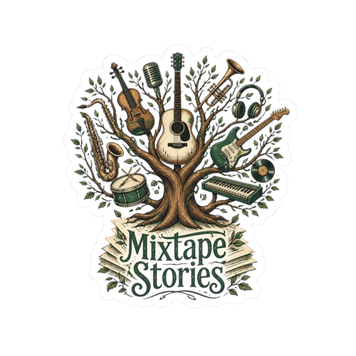 Mixtape "Mixtape Stories" Sticker - Official stickers merchandise