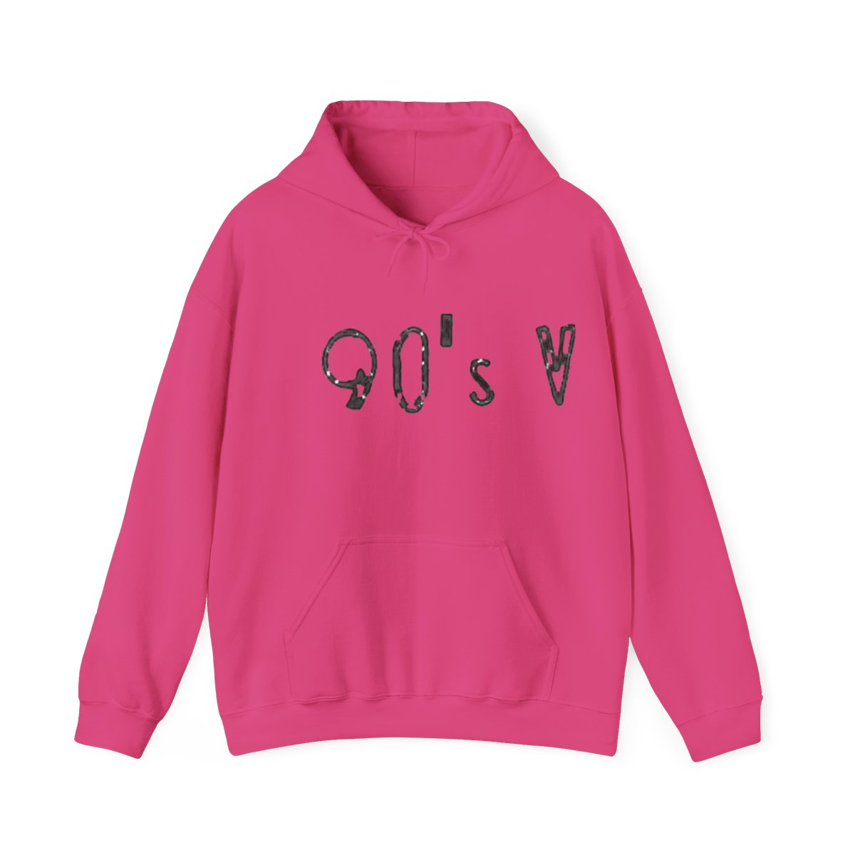 90s Mixtape Two Tone Hoodie - alternate angle 2, merchandise