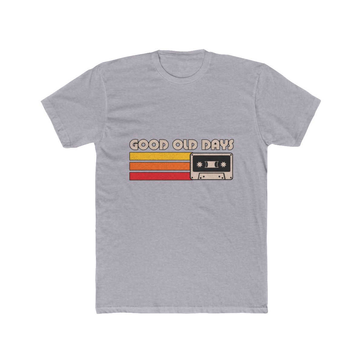 Old Days Vintage Mixtape Retro Lettering Quote T Shirt - alternate angle 5, merchandise
